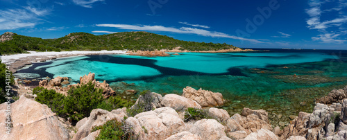 Emerald sea in the Principe beach,Olbia, Arzachena - Sardinia