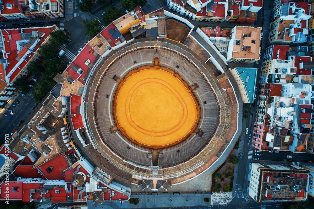 Fototapeta premium Seville aerial view