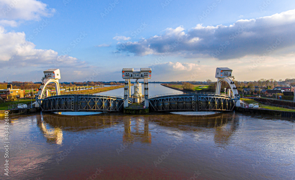 Fototapeta premium lock in the river