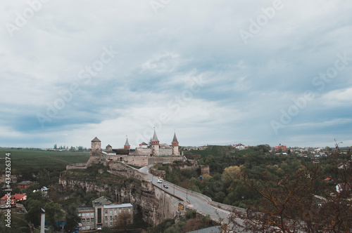 Ukraine Kamyanets Podilsk April 4 2018: Kamyanets-Podilskiy fortress