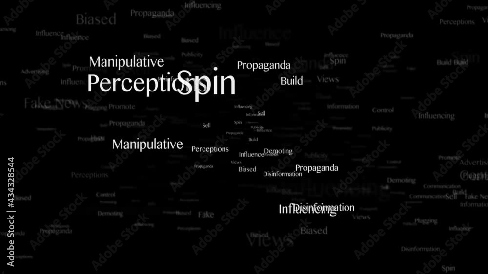 PROPAGANDA Keywords Animation, Background, Loop, 4k
