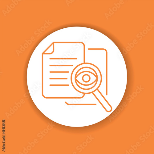 Attention to detail color glyph icon. Soft skills.