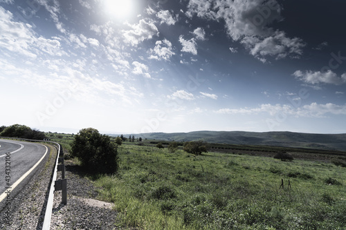 road in the countryside