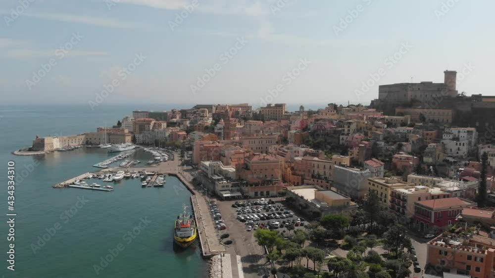 Day view on marina of old Gaeta Day view on marina of old Gaeta