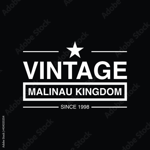 Retro Vintage Insignia Logotype Label or Badge Vector design element business sign template