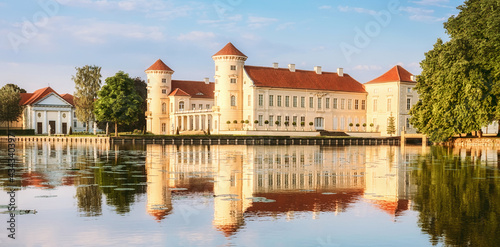 Rheinsberg Castle in Ostprignitz-Ruppin, Noth-Eastern Germany. This image is toned photo