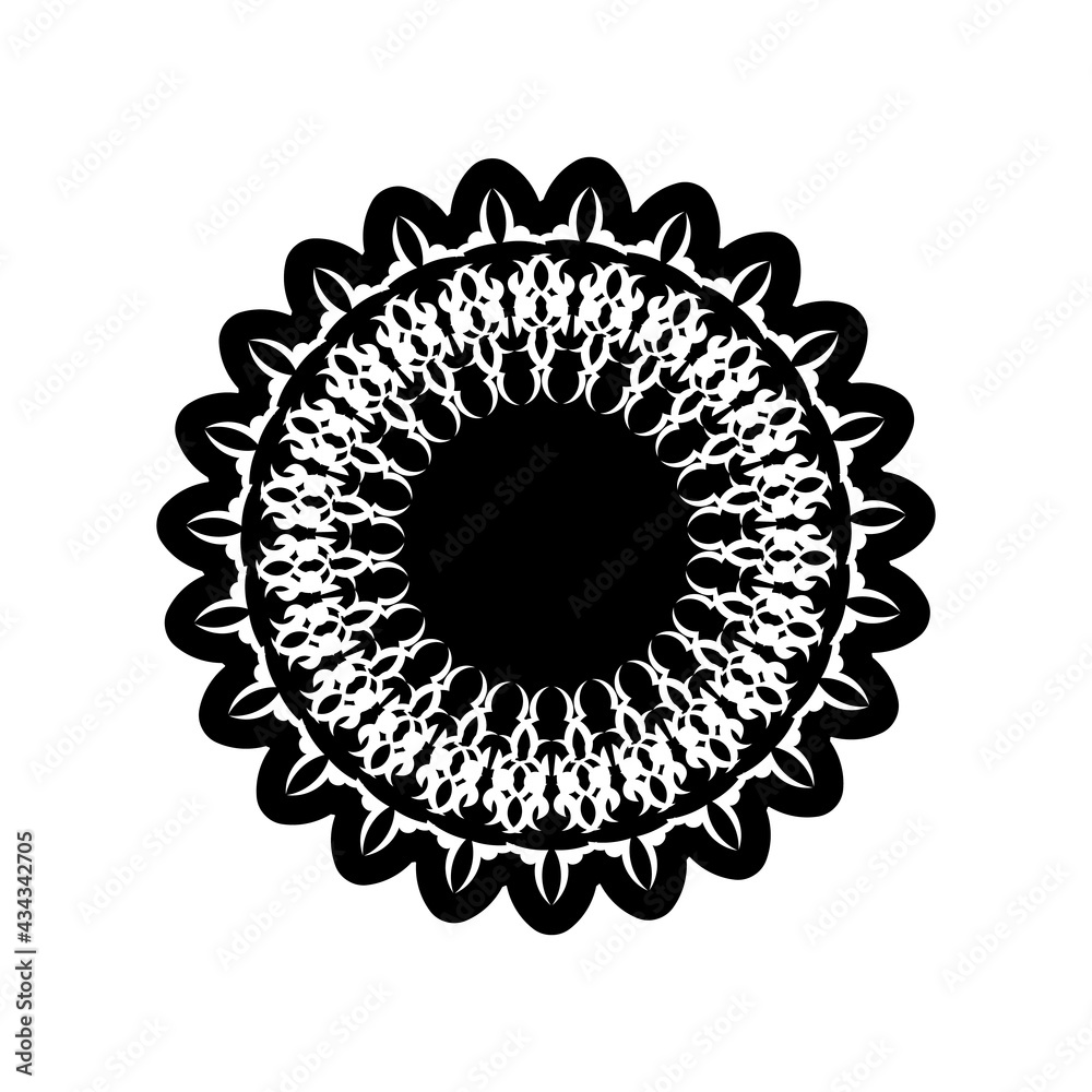 Decorative ornaments in the shape of a flower. Good for menus, prints and postcards. Isolated on white background. Vector illustration Decorative ornaments in the shape of a flower. Good for menus, prints and postcards. Isolated on white background. Vector illustration