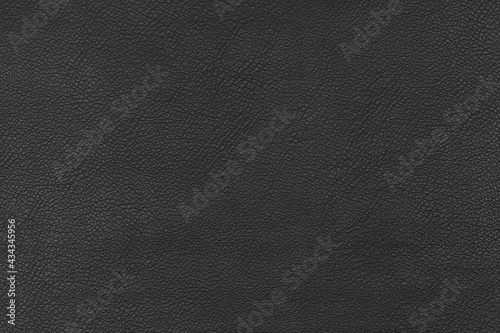 Canvas Print Natural black leather background texture