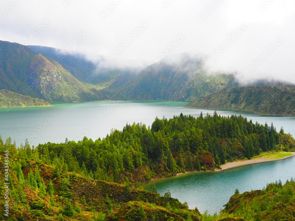 lake view in azores
