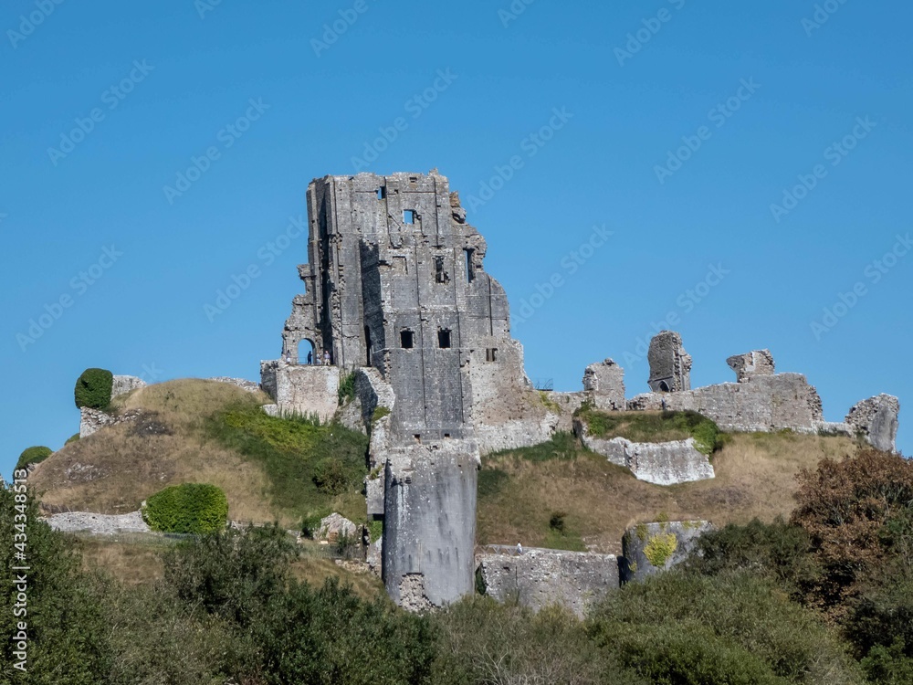 Corfe Castle has been a Saxon stronghold, a Norman fortress, a royal palace and a family home in its ten centuries of dominating the Purbeck landscape