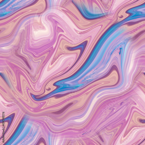 liquid and fluid marble texture  seamless pattern  colourful pastel paint  mix colors  abstract background.