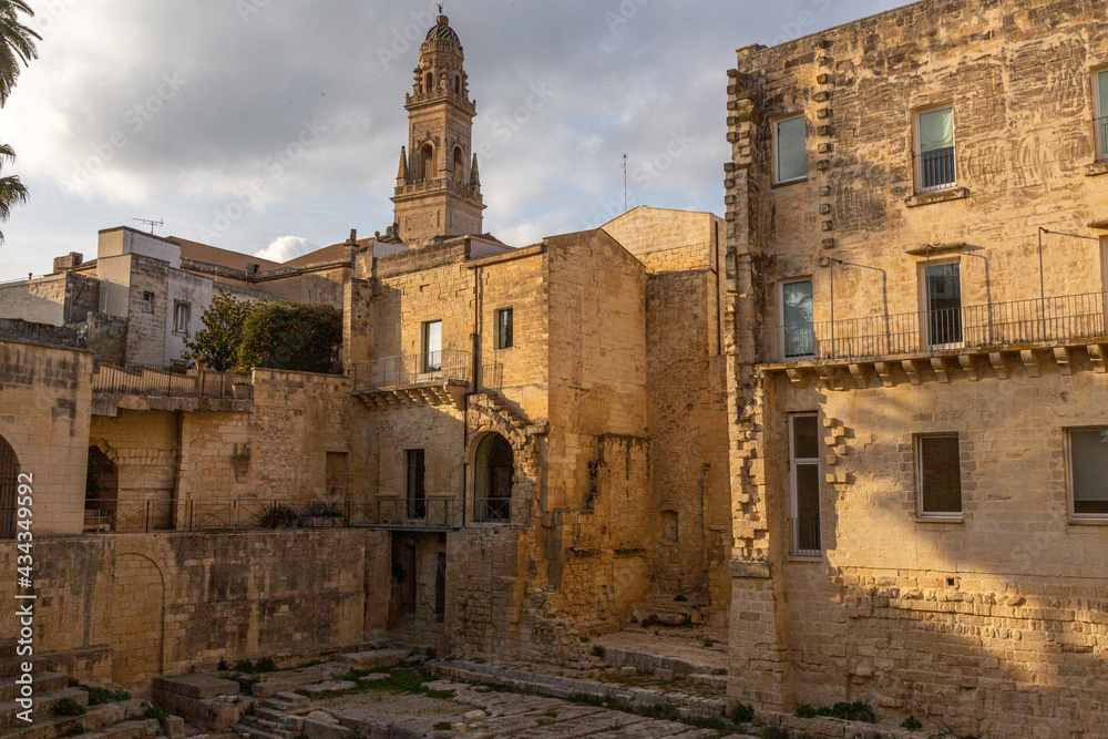Lecce , Apulien, Italien Stadtansichten