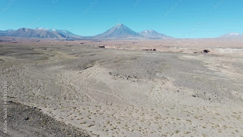 Vista de drone en el Desierto de Atacama Vista de drone en el Desierto de Atacama