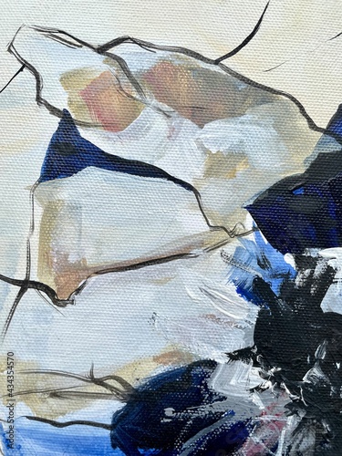 paint on the canvas photo background 
