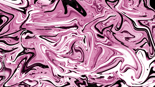 Bright paited abstract background in white, violet and black tones