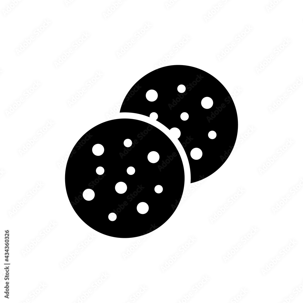 Christmas Xmas Cookie Vector icon in Glyph Style. a small sweet cake, typically round and flat and having a crisp or chewy texture. Vector illustration icon that can be used for apps, web, or logo Christmas Xmas Cookie Vector icon in Glyph Style. a small sweet cake, typically round and flat and having a crisp or chewy texture. Vector illustration icon that can be used for apps, web, or logo