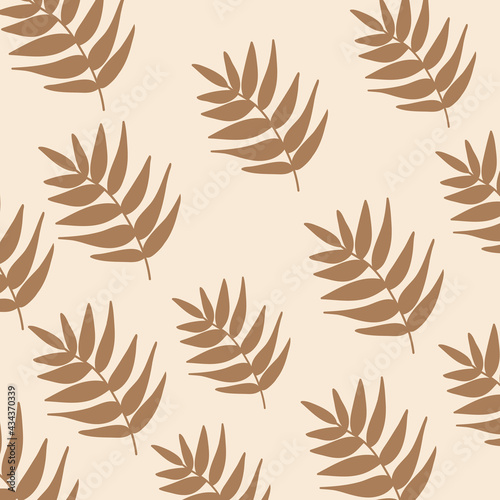 Doodle floral line set. Botanical minimalist elements pattern. Simple  minimal design. Modern trendy vector background  template  greeting card  frame.