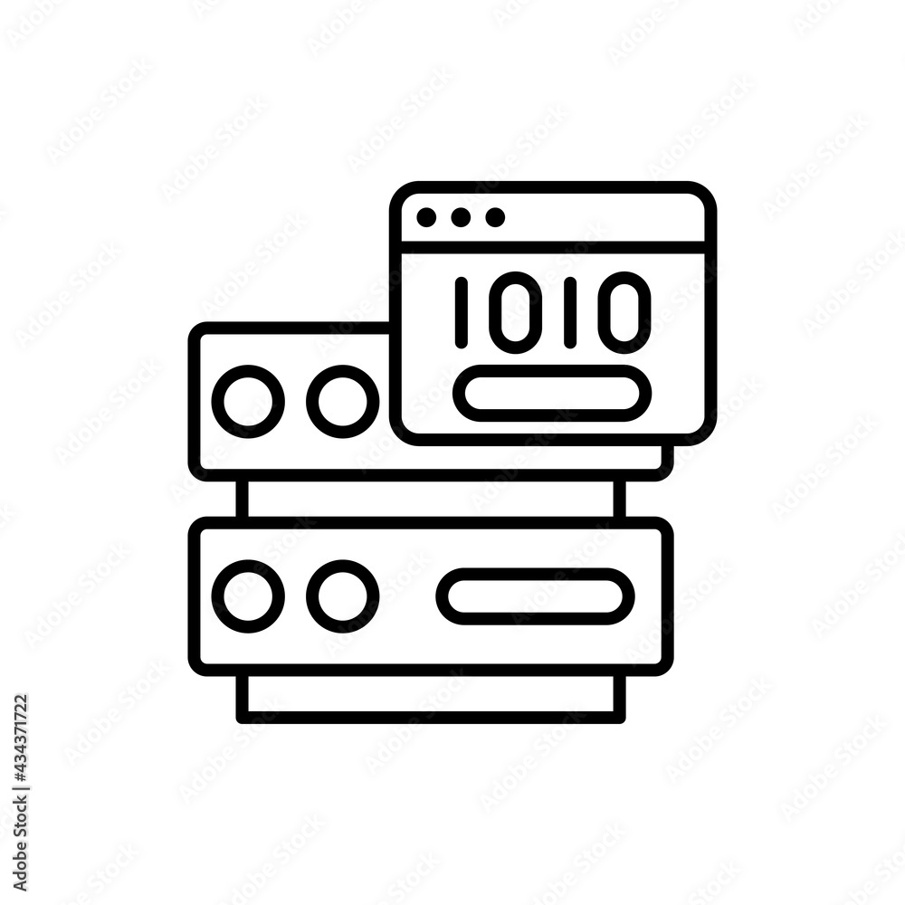 Master Data vector outline icon style illustration. EPS 10 File Master Data vector outline icon style illustration. EPS 10 File
