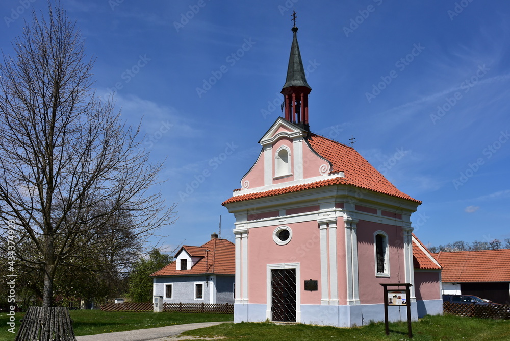 Chapel of St.Vitus near town Trebon in Czech republic