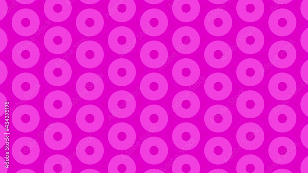 4k motion design video, seamless pattern with circles, pink colors 4k motion design video, seamless pattern with circles, pink colors