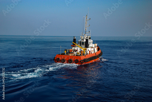 orange rescue boat