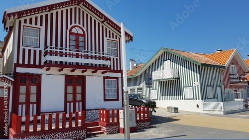 Casa listrada em Portugal