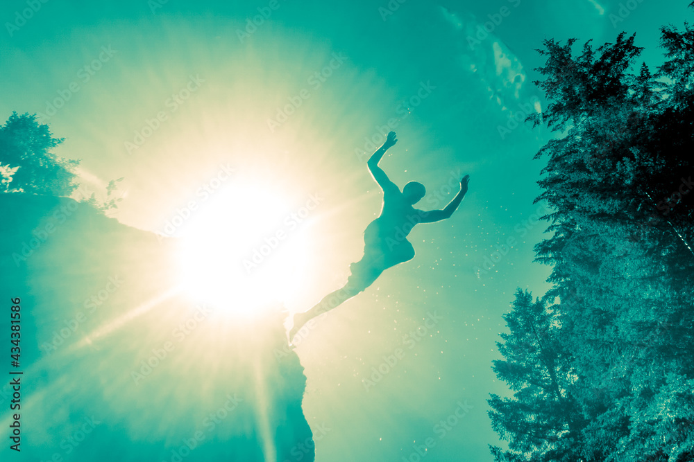 Fototapeta premium Might As Well Jump