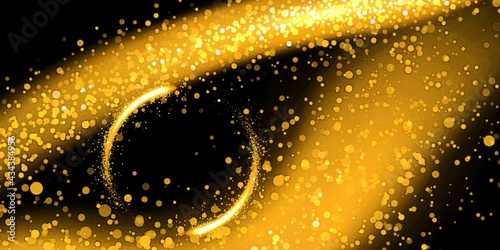 3d Golden Stars Stock Image