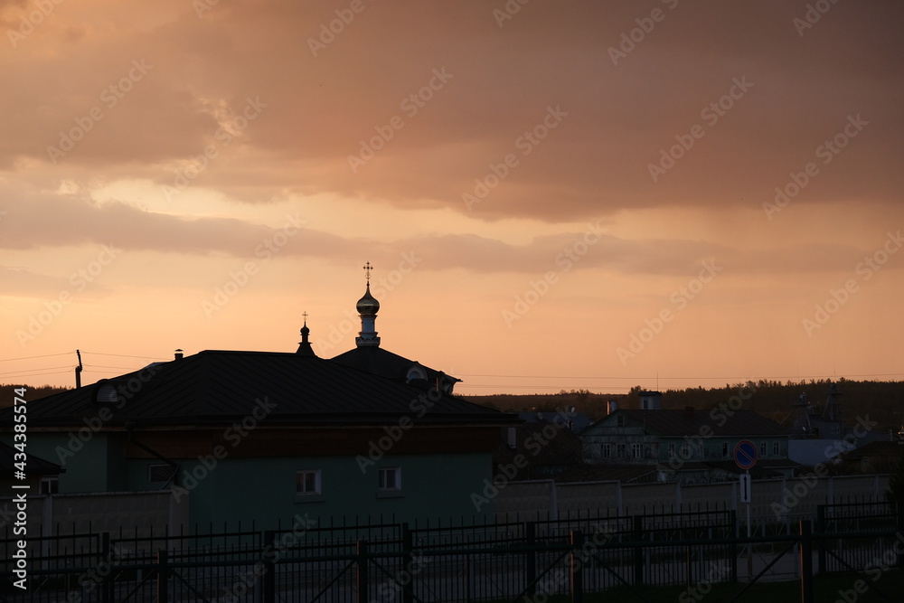 Optina Pustyn monastery. Vvedensky Cathedral. Kozelsk, Russia