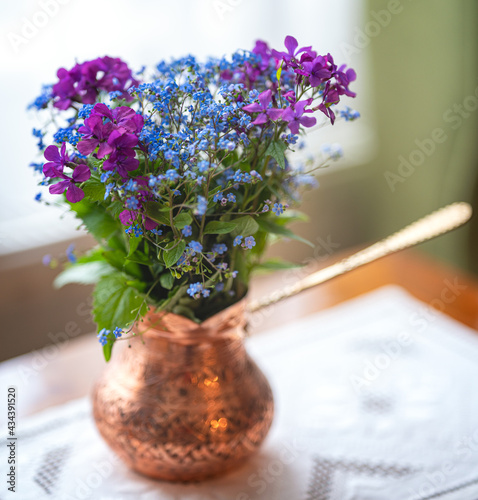 Flowers from the field in a...