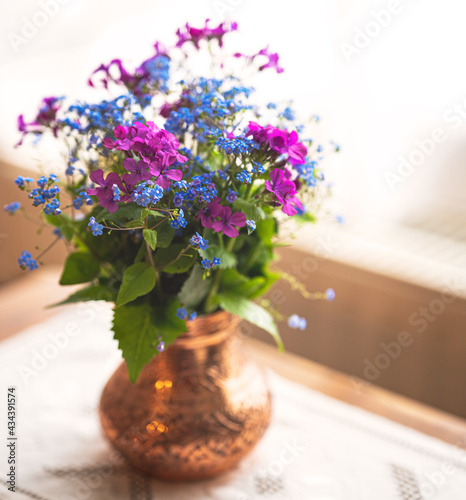 Flowers from the field in a...