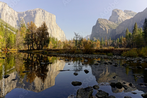 Reflection of El Capitan in Yosemite National Park