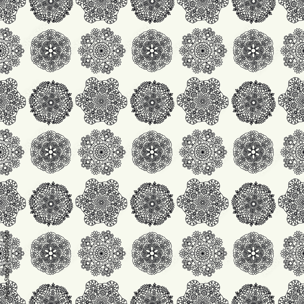 seamless pattern with lace, knitted napkins, folk background, wallpaper, scrapbooking, fabric seamless pattern with lace, knitted napkins, folk background, wallpaper, scrapbooking, fabric