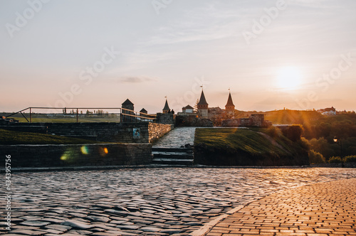 Ukraine Kamyanets Podilsk April 5 2018: Kamyanets-Podilskiy fortress photo