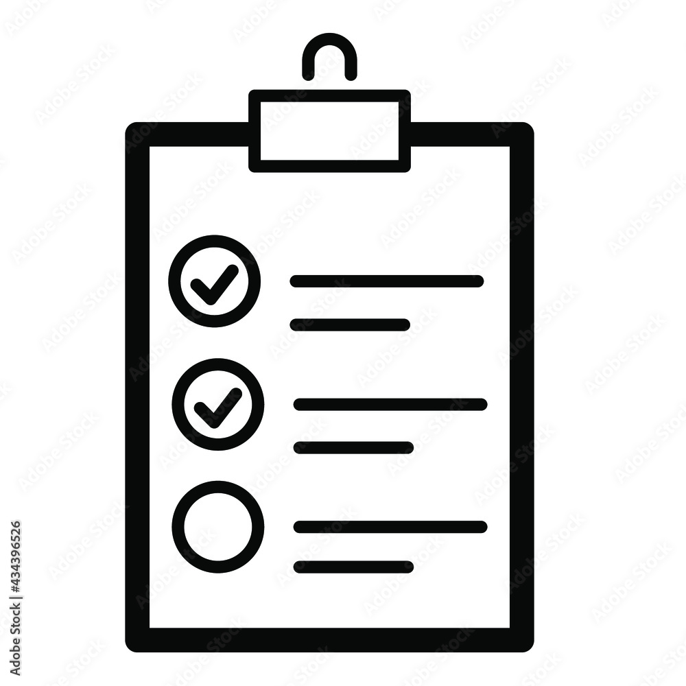 checklist icons. checklist symbol vector elements for infographic web. checklist icons. checklist symbol vector elements for infographic web.