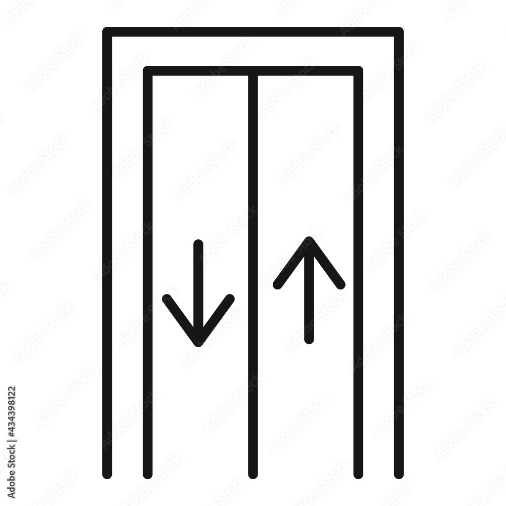 elevator icons. elevator symbol vector elements for infographic web. elevator icons. elevator symbol vector elements for infographic web.