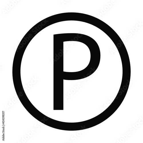 Free Download Parking Sign icons. Parking Sign symbol vector elements for infographic web. - GFXLoad