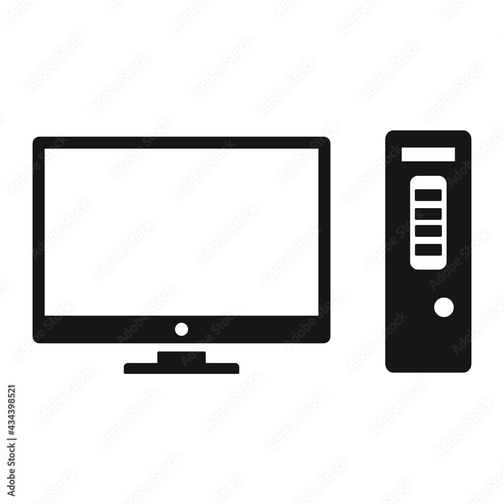 pc icons. pc symbol vector elements for infographic web. pc icons. pc symbol vector elements for infographic web.