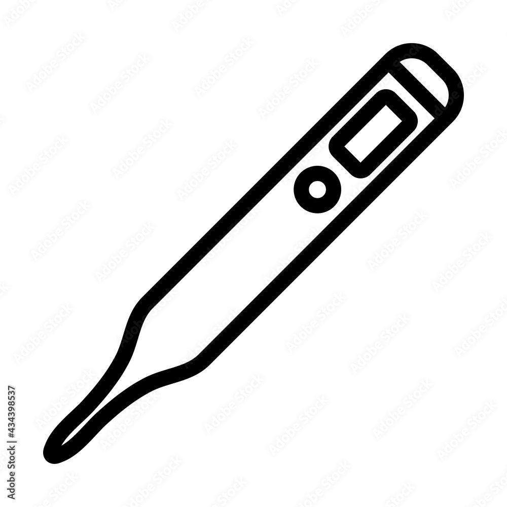 Medical Thermometer Icon Medical Thermometer Icon