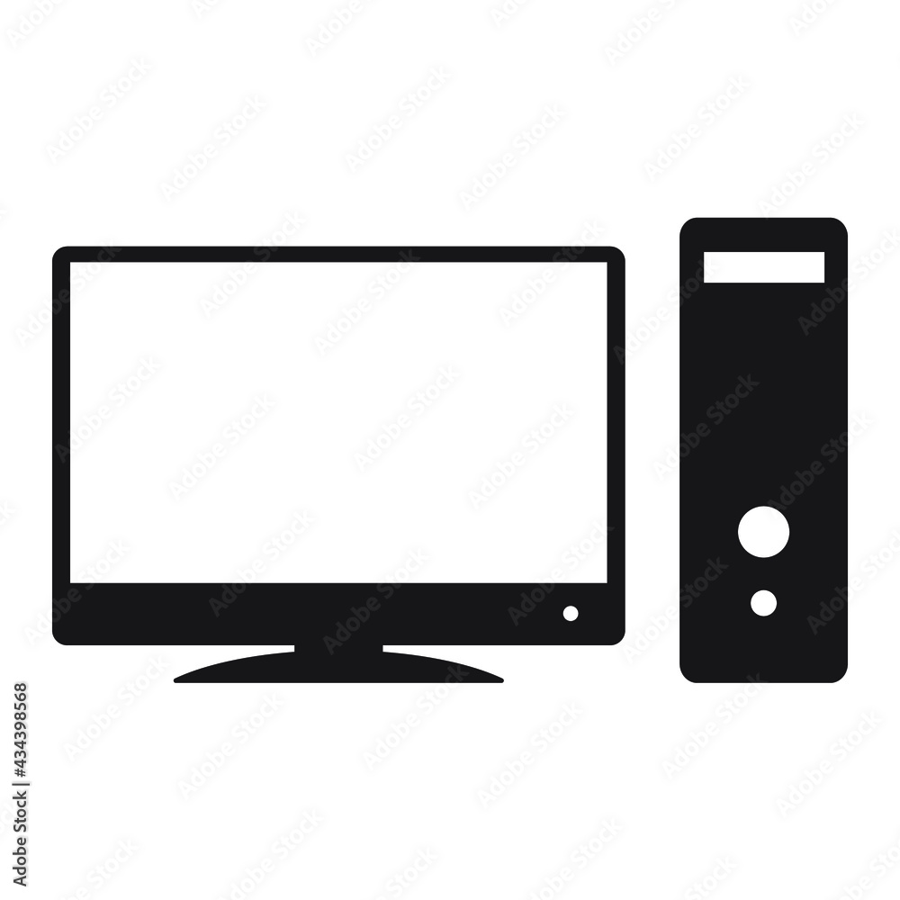 pc icons. pc symbol vector elements for infographic web. pc icons. pc symbol vector elements for infographic web.