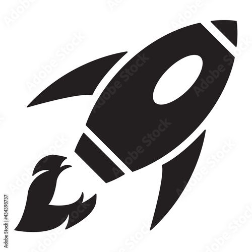 Rocket icons. Rocket symbol vector elements for infographic web.