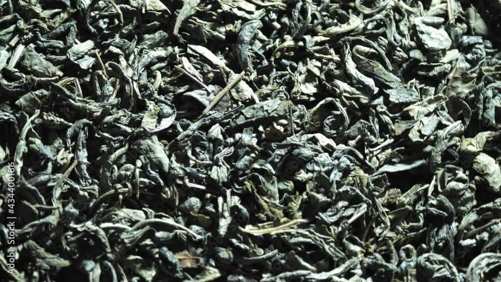 Dry green tea. close-up. rotation food. Uncooked and dried tea. twisted and coiled tea leaves background. Macro. Dry green tea. close-up. rotation food. Uncooked and dried tea. twisted and coiled tea leaves background. Macro.