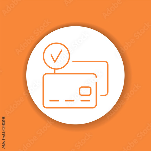 Bank payment cards color glyph icon. Cash bank account.