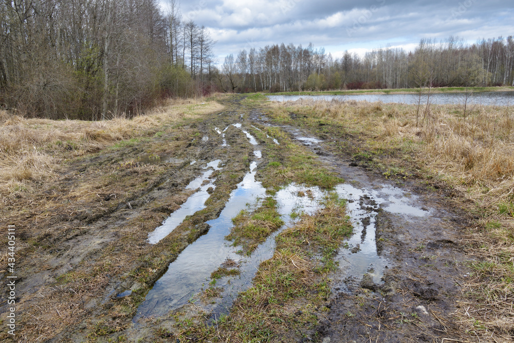 Spring slush and off-road.