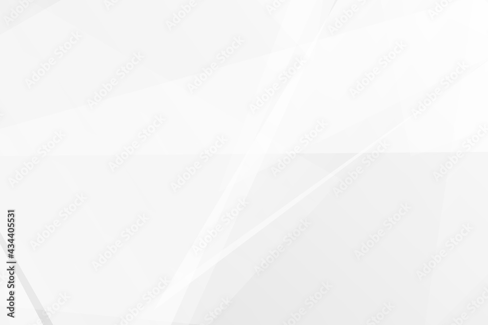 Fototapeta premium Abstract white and grey on light silver background modern design. Vector illustration EPS 10.