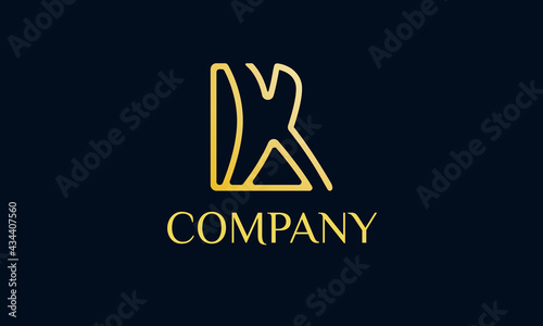 Letter K logo vector | Luxury logo