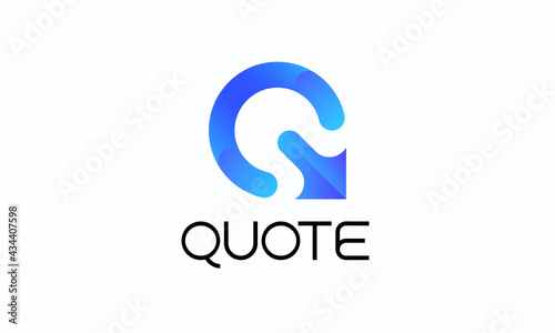 Letter Q logo vector 