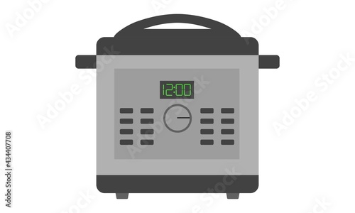 Multicooker isolated on a white background