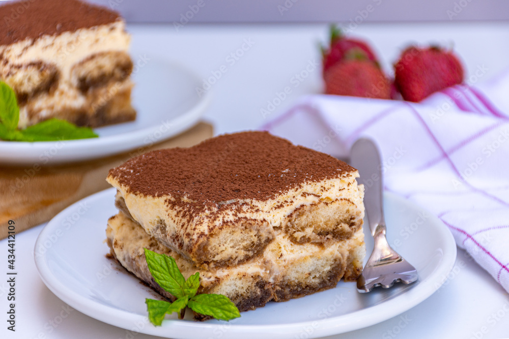 Fresh Delicious Tiramusu cake