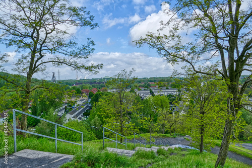 Panoramablick von der Halde Rungenberg in Gelsenkirchen Buer photo